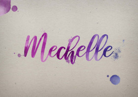 Mechelle Watercolor Name DP