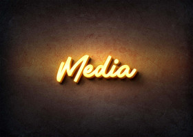 Glow Name Profile Picture for Media