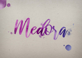 Medora Watercolor Name DP