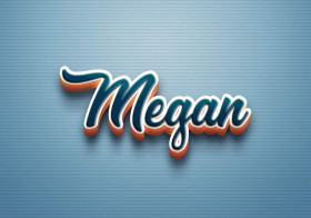 Cursive Name DP: Megan