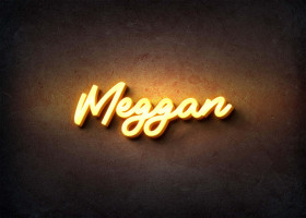 Glow Name Profile Picture for Meggan