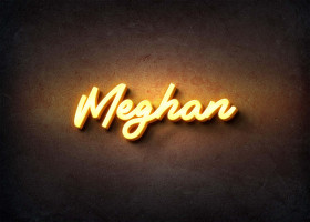 Glow Name Profile Picture for Meghan