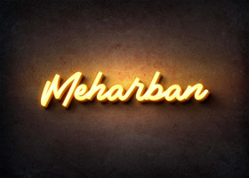 Glow Name Profile Picture for Meharban