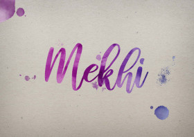 Mekhi Watercolor Name DP