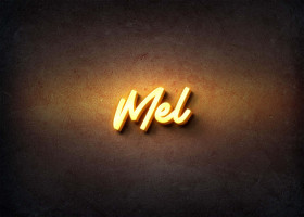 Glow Name Profile Picture for Mel
