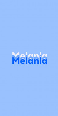 Name DP: Melania