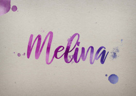 Melina Watercolor Name DP
