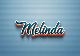 Cursive Name DP: Melinda