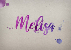 Melisa Watercolor Name DP