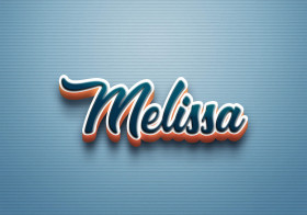 Cursive Name DP: Melissa