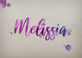Melissia Watercolor Name DP