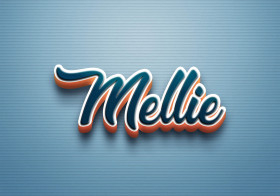 Cursive Name DP: Mellie