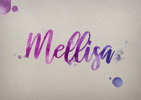 Mellisa Watercolor Name DP