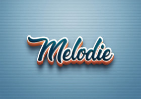 Cursive Name DP: Melodie