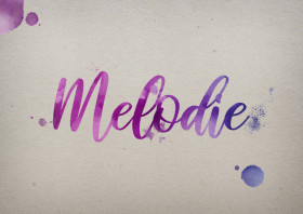 Melodie Watercolor Name DP