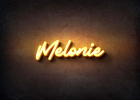 Glow Name Profile Picture for Melonie