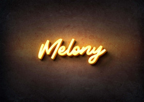 Glow Name Profile Picture for Melony