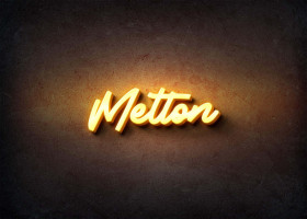 Glow Name Profile Picture for Melton