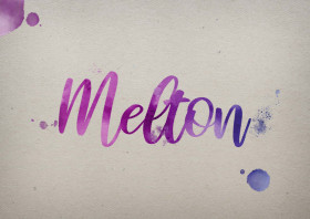 Melton Watercolor Name DP