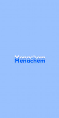 Name DP: Menachem