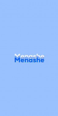 Name DP: Menashe