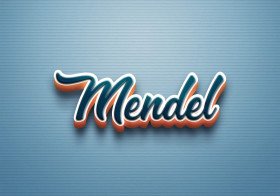 Cursive Name DP: Mendel