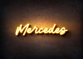 Glow Name Profile Picture for Mercedes