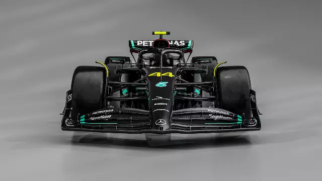 Mercedes w14 F1 Racecar from front
