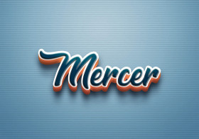 Cursive Name DP: Mercer