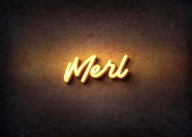 Glow Name Profile Picture for Merl
