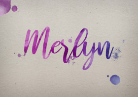 Merlyn Watercolor Name DP