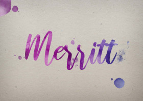 Merritt Watercolor Name DP