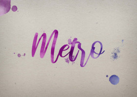 Metro Watercolor Name DP