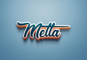 Cursive Name DP: Metta