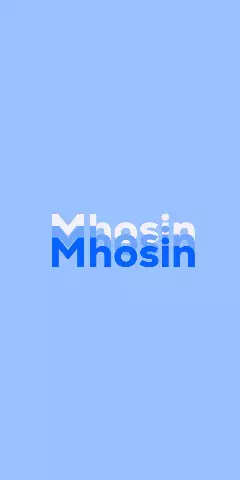 Name DP: Mhosin