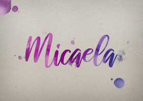 Micaela Watercolor Name DP