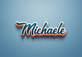 Cursive Name DP: Michaele