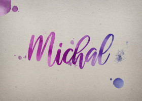 Michal Watercolor Name DP
