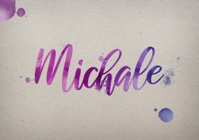 Michale Watercolor Name DP