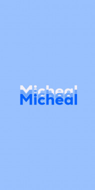 Name DP: Micheal
