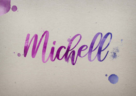 Michell Watercolor Name DP