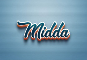 Cursive Name DP: Midda