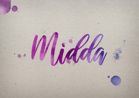 Midda Watercolor Name DP