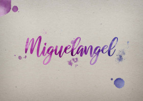 Miguelangel Watercolor Name DP