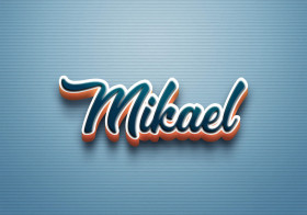 Cursive Name DP: Mikael