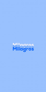 Name DP: Milagros