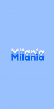 Name DP: Milania
