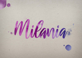 Milania Watercolor Name DP
