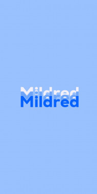 Name DP: Mildred