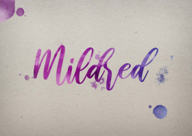 Mildred Watercolor Name DP